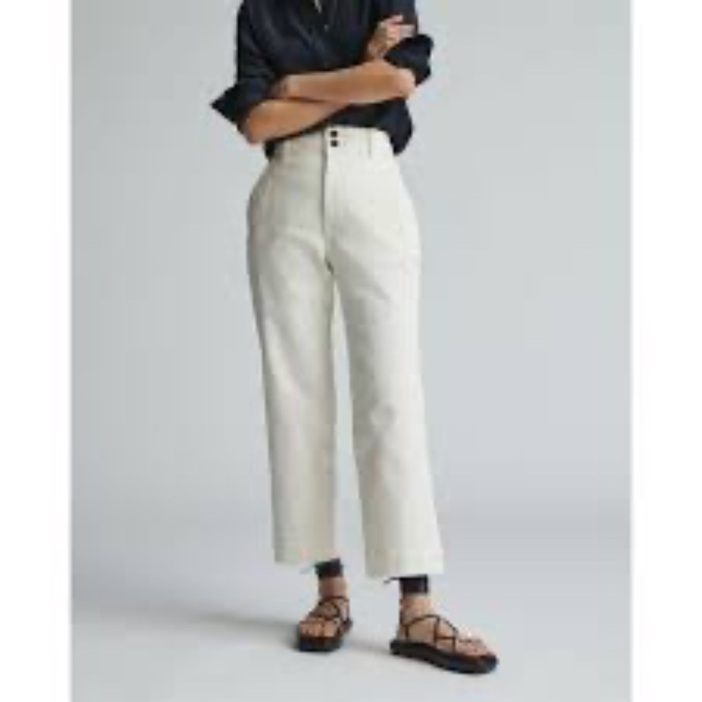Organic Straight-leg Pant Bone - Everlane